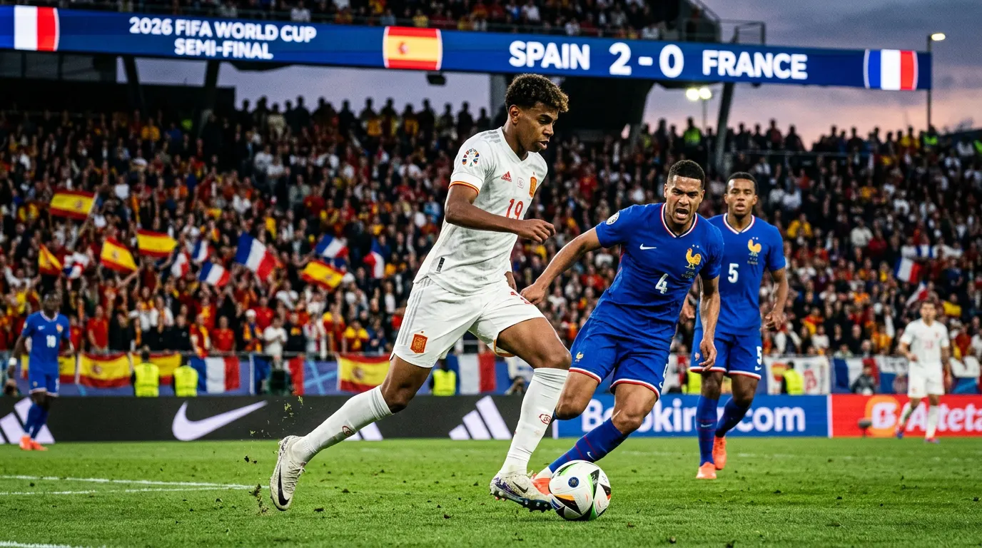 Histórico! Espanha domina a França e carimba o primeiro passaporte para a grande final da Copa do Mundo 2026